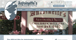 Desktop Screenshot of antoinettescapemay.com